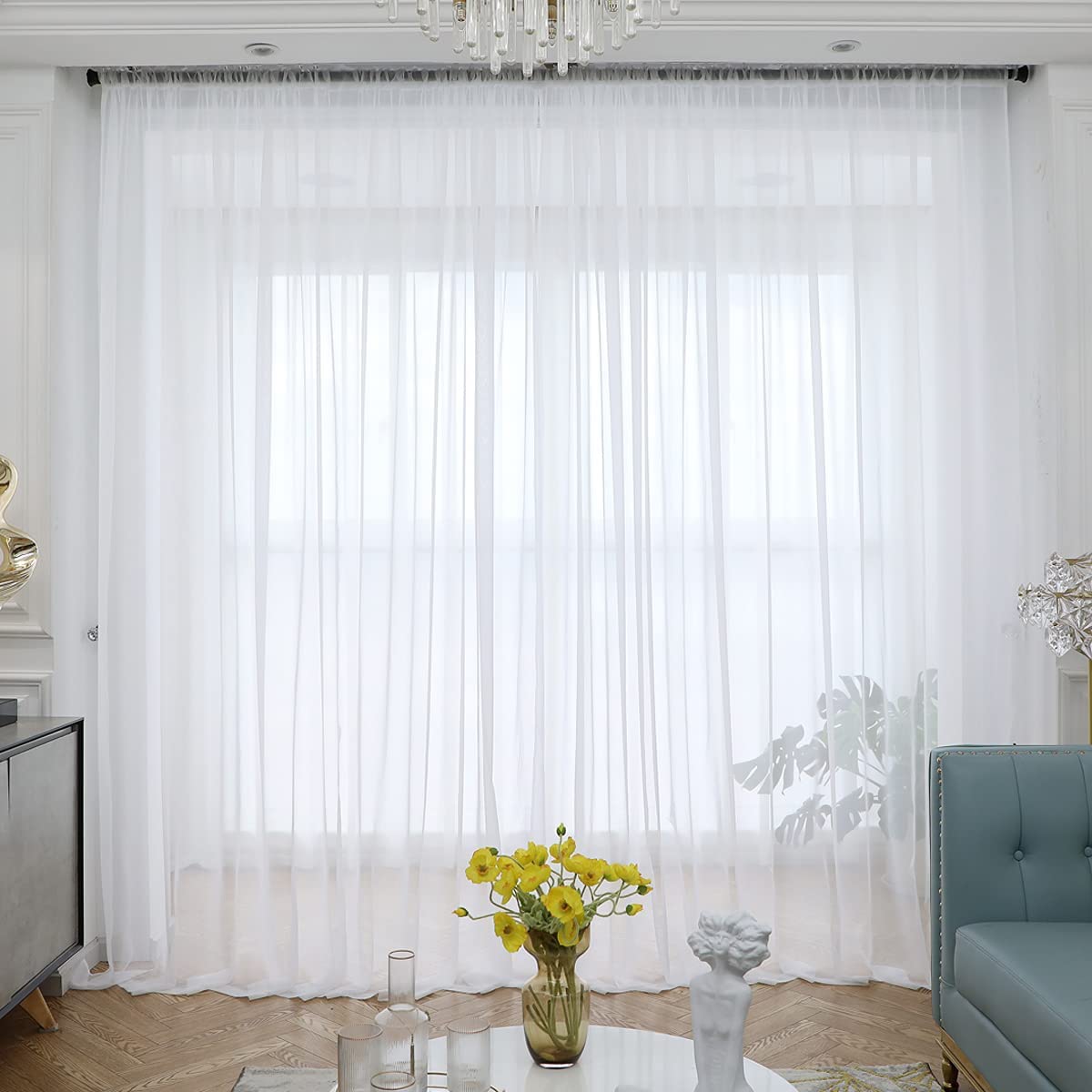 

Тюль вуаль в гостиную Высота 250 Ширина 290 Della Costa Textile
