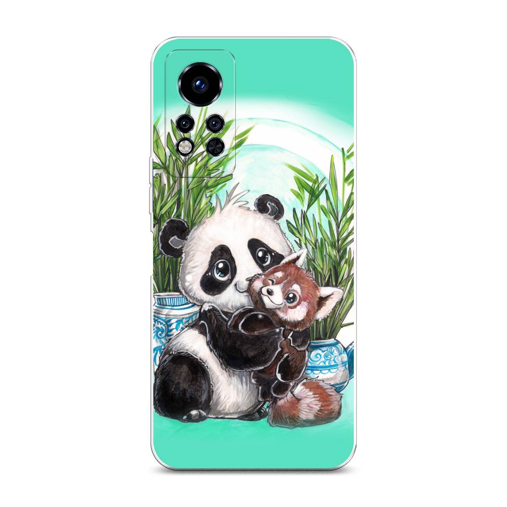 

Чехол Awog на Infinix Note 12i 2022 / Инфиникс Нот 12i 2022 "Друзья зверята", Голубой;белый;черный