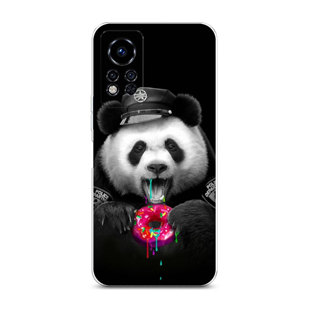 

Чехол Awog на Infinix Note 12i 2022 / Инфиникс Нот 12i 2022 "Панда police", Черный;белый;розовый