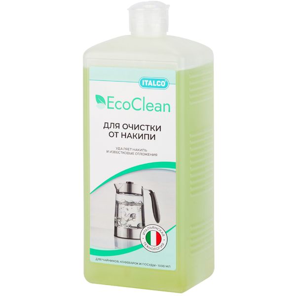 Italco Для удаления накипи EcoClean 1000 мл. средство для удаления накипи italco ecoclean 1000 мл