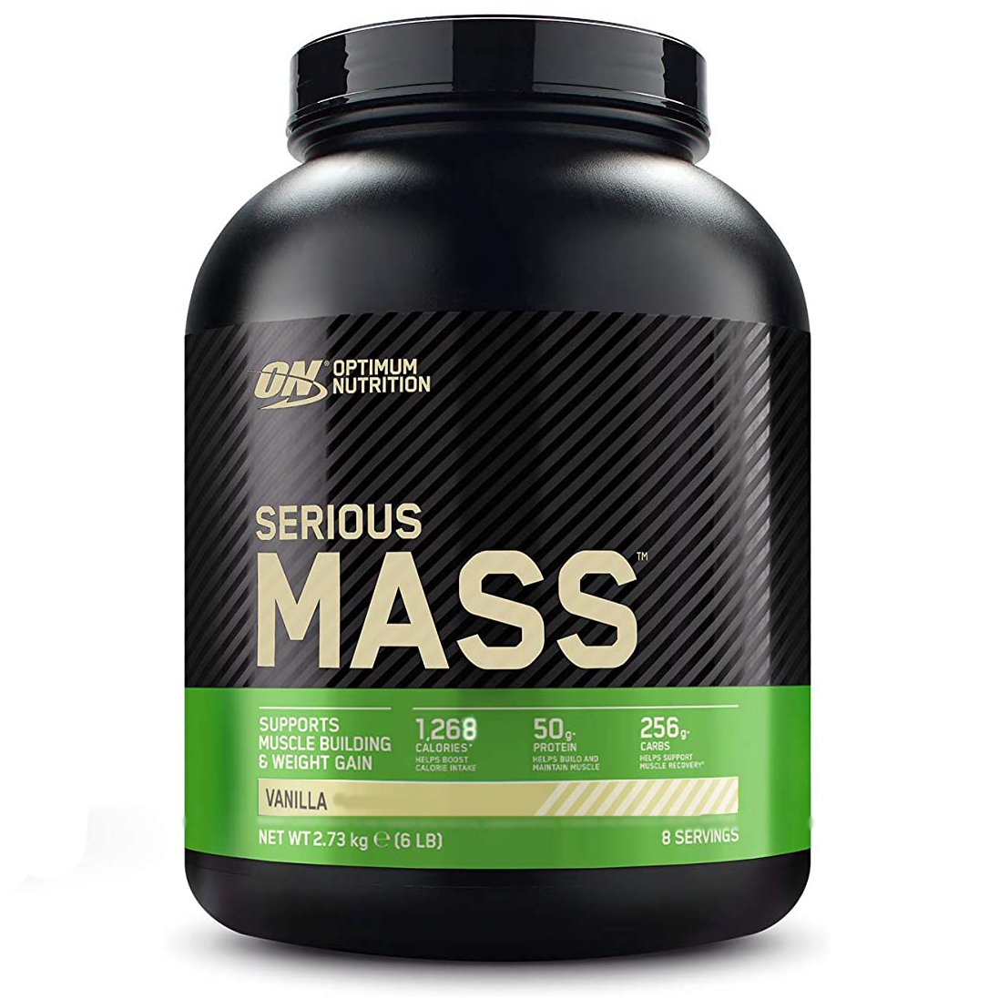 Гейнер Optimum Nutrition Serious Mass EU, 2730 г, ваниль