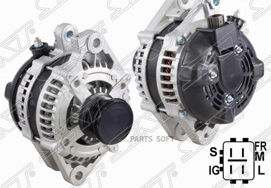 Генератор Toyota Camry Acv40 06-11 2gr /Lexus Gs300 3.0/3.5 12v 100a 06-13 3/4gr Sat арт.