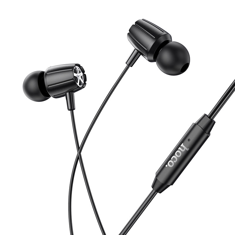 

Проводные наушники Hoco M88 Graceful, Jack 3.5 мм, 1.2 м, черный, M88 Graceful