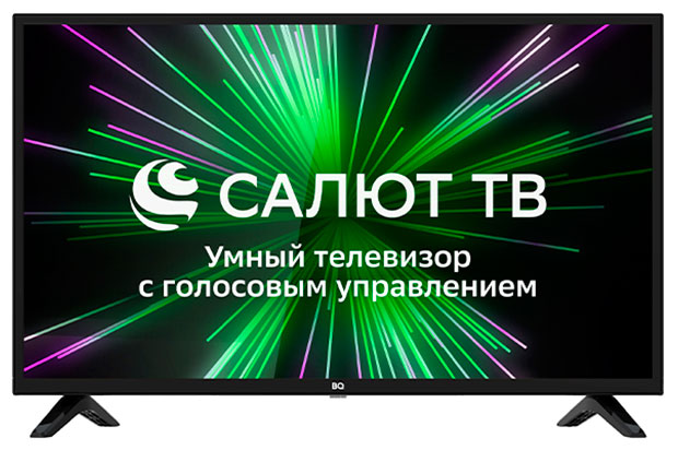 

LED телевизор BQ 32S10B с «Салют ТВ», 32S10B Black