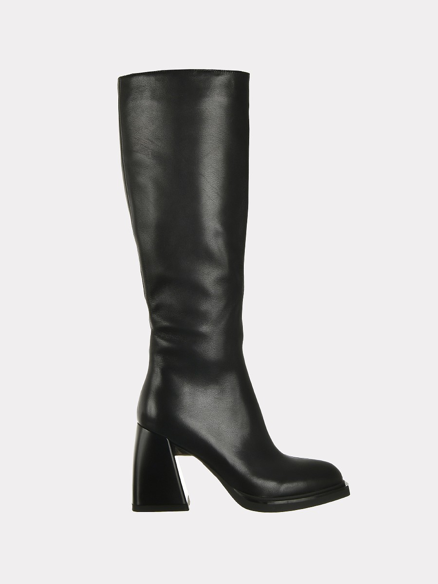 

Сапоги женские Versiya shop AY646-W3 черные 39 RU, AY646-W3
