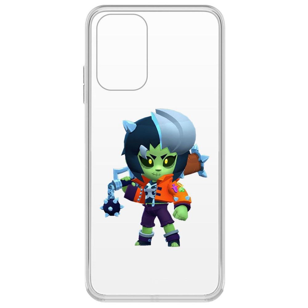 

Чехол-накладка Brawl Stars-ЗомБиби для Poco M5s, Прозрачный