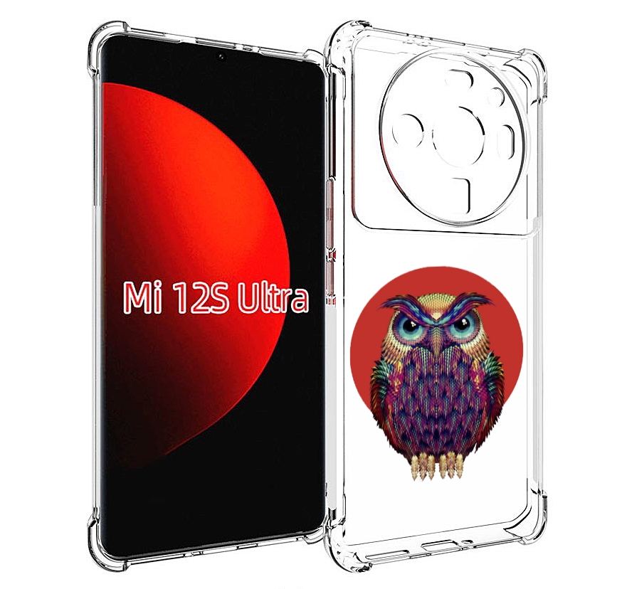 

Чехол MyPads Сова 3 для Xiaomi 12S Ultra, Прозрачный, Tocco