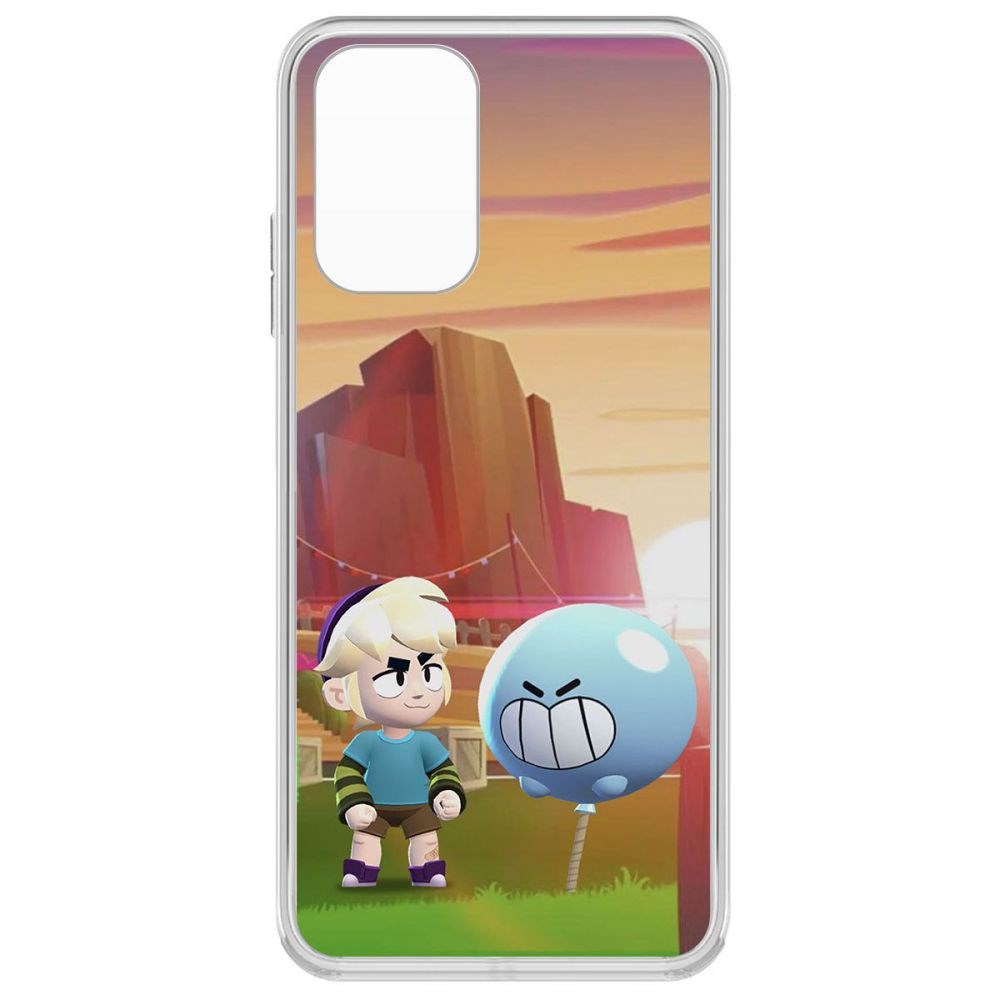

Чехол-накладка Brawl Stars-Гас для Poco M5s, Прозрачный