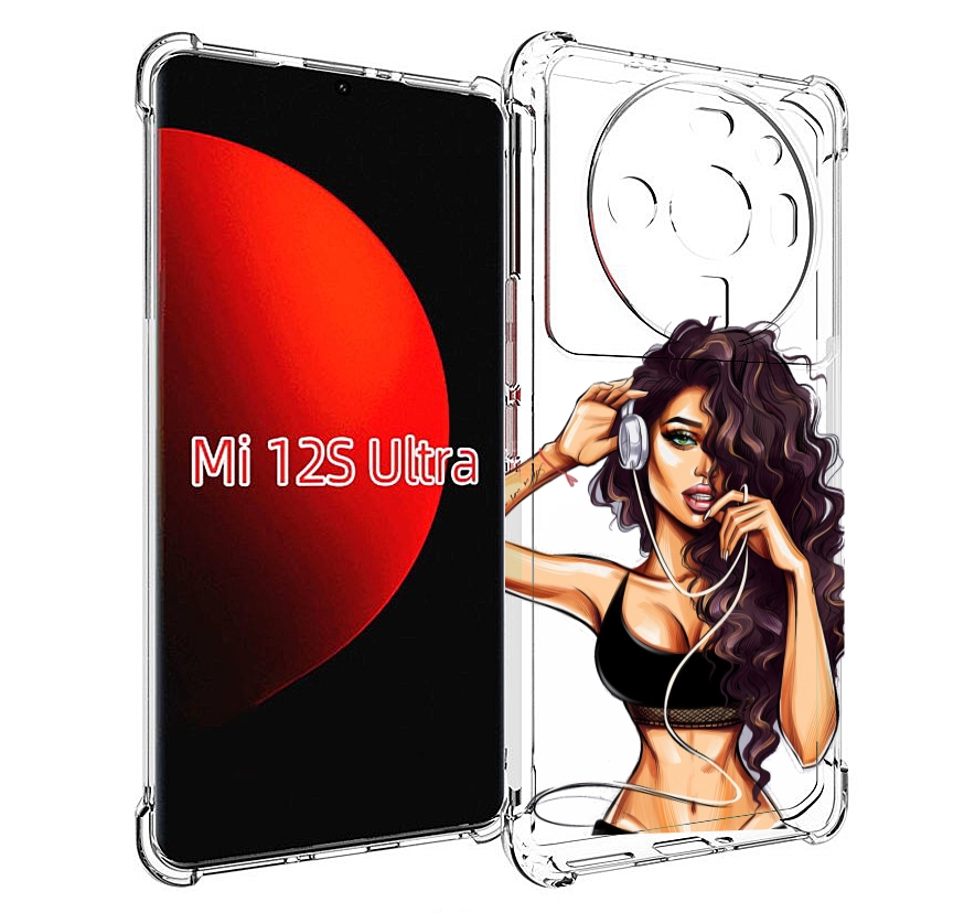 

Чехол MyPads Спортивная-девушка женский для Xiaomi 12S Ultra, Прозрачный, Tocco