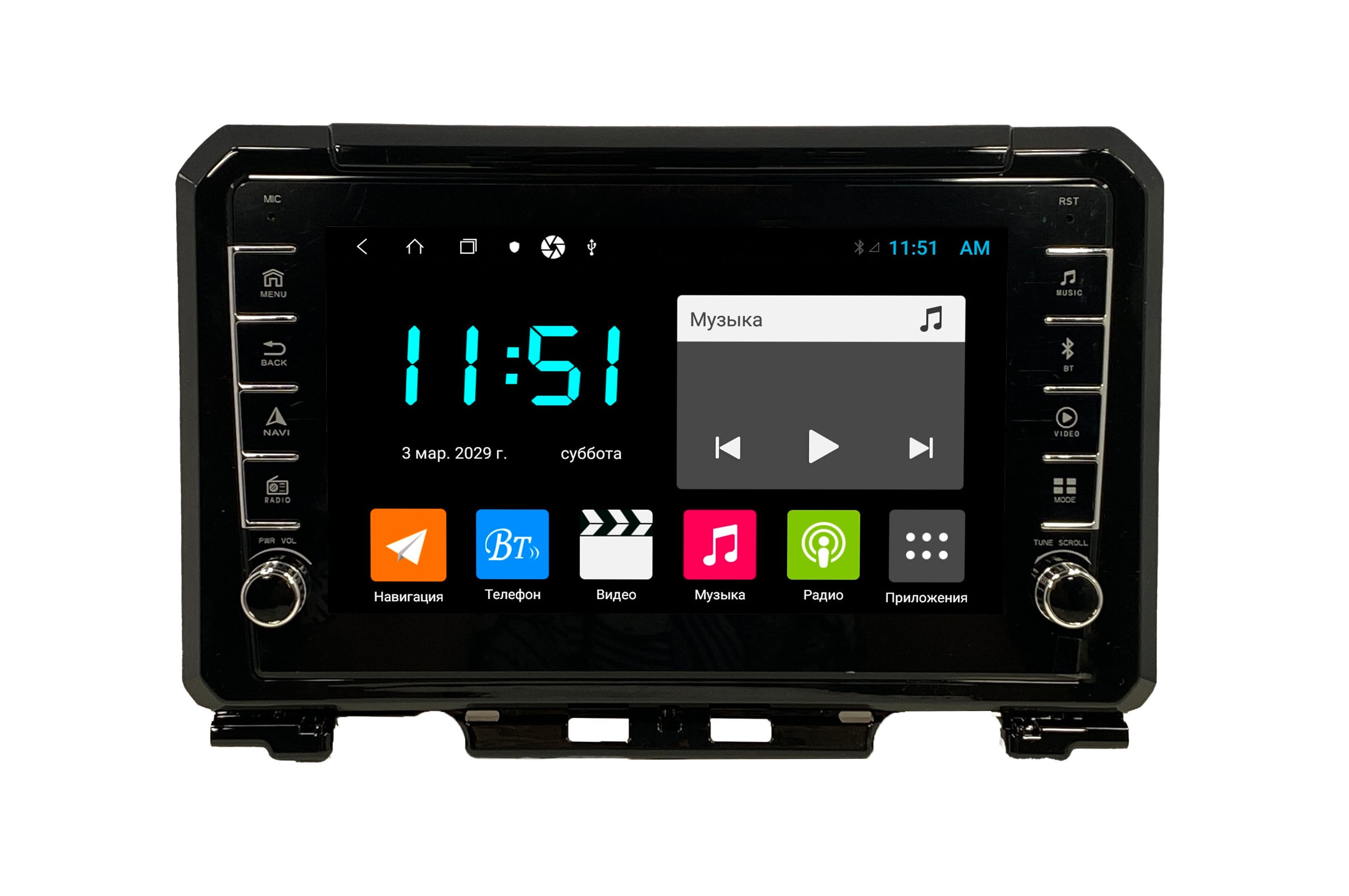 Автомагнитола ANDROID Suzuki Jimny 2018-2021 Android 12 464GB с крутилками Мультирул 2747400₽