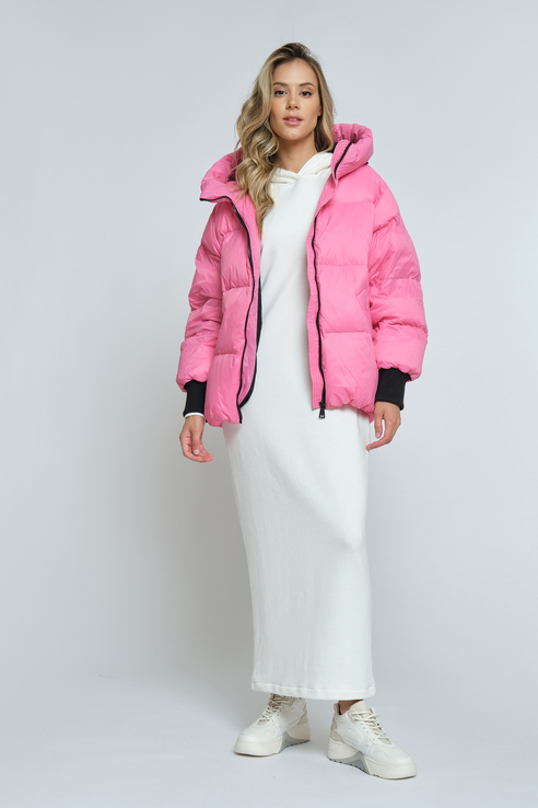 фото Куртка женская tom farr t4f w3602.75 (210-1) розовая 48 ru