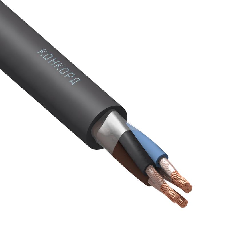 

Кабель КГ-ХЛ 4х1.5 (N) 220/380-3 (м) Конкорд 94, Черный