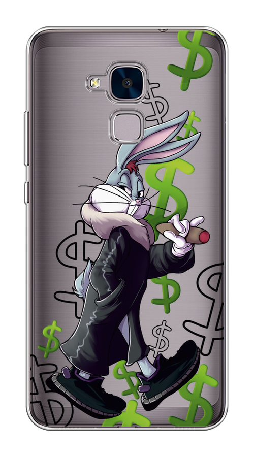 

Чехол на Honor 5C "Rich Bugs Bunny", Зеленый;черный;голубой, 60450-6