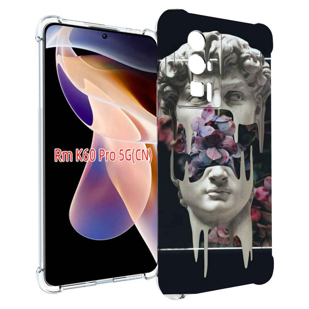 

Чехол MyPads статуя-с-цветами-внутри для Xiaomi Redmi K60 Pro, Прозрачный, Tocco