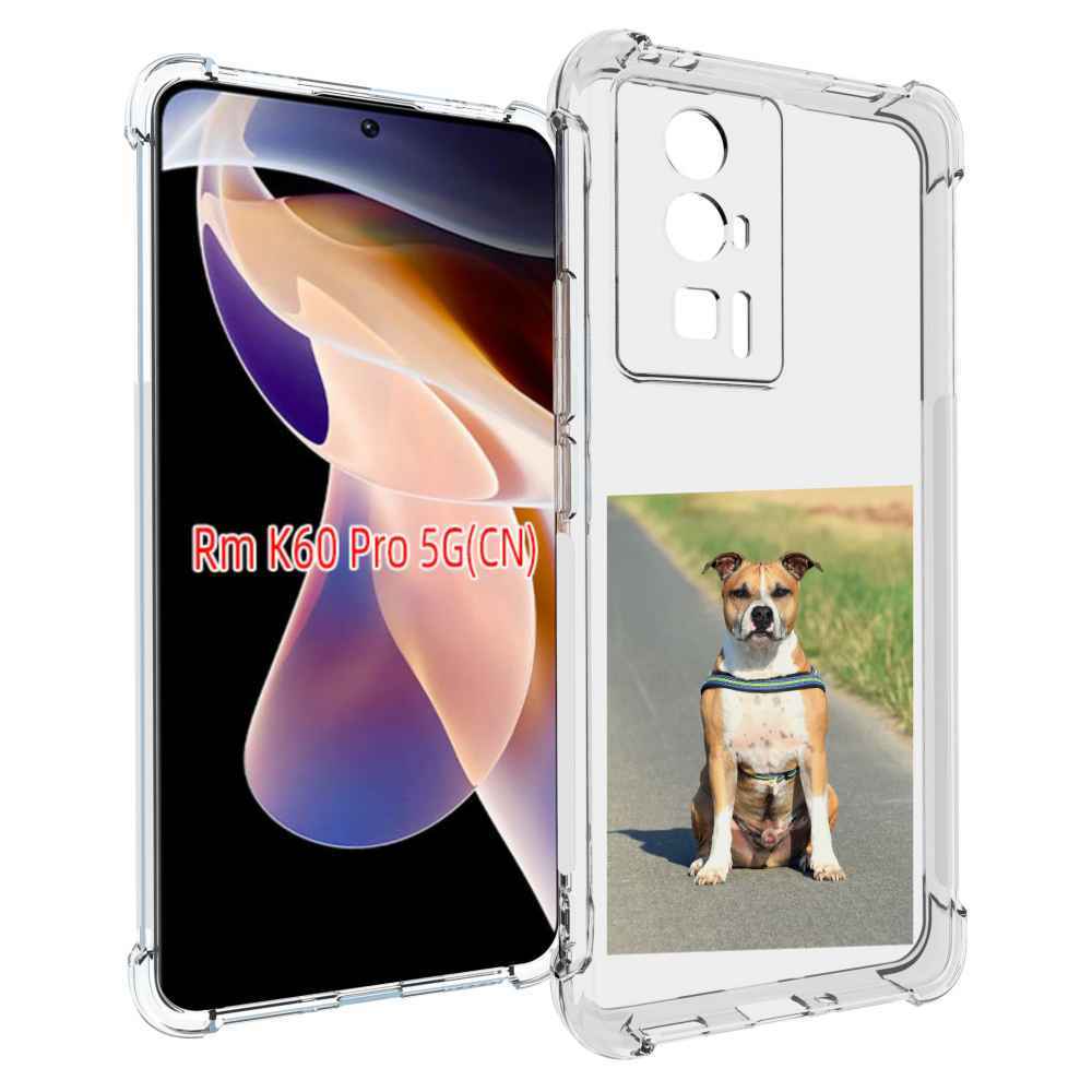 

Чехол MyPads стаффорд терьер для Xiaomi Redmi K60 Pro, Прозрачный, Tocco