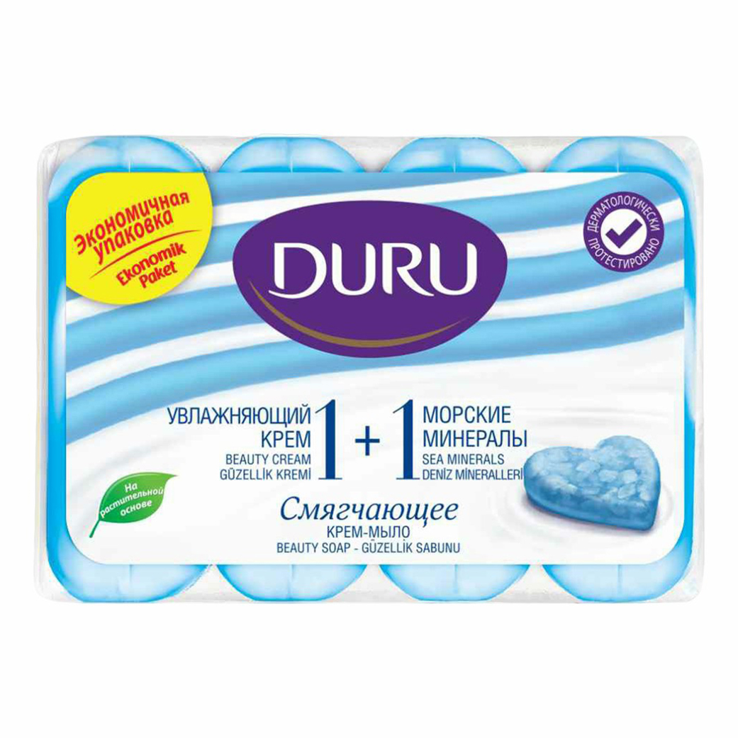 

Крем-мыло Duru 1+1 Морские минералы 80 г х 4 шт.