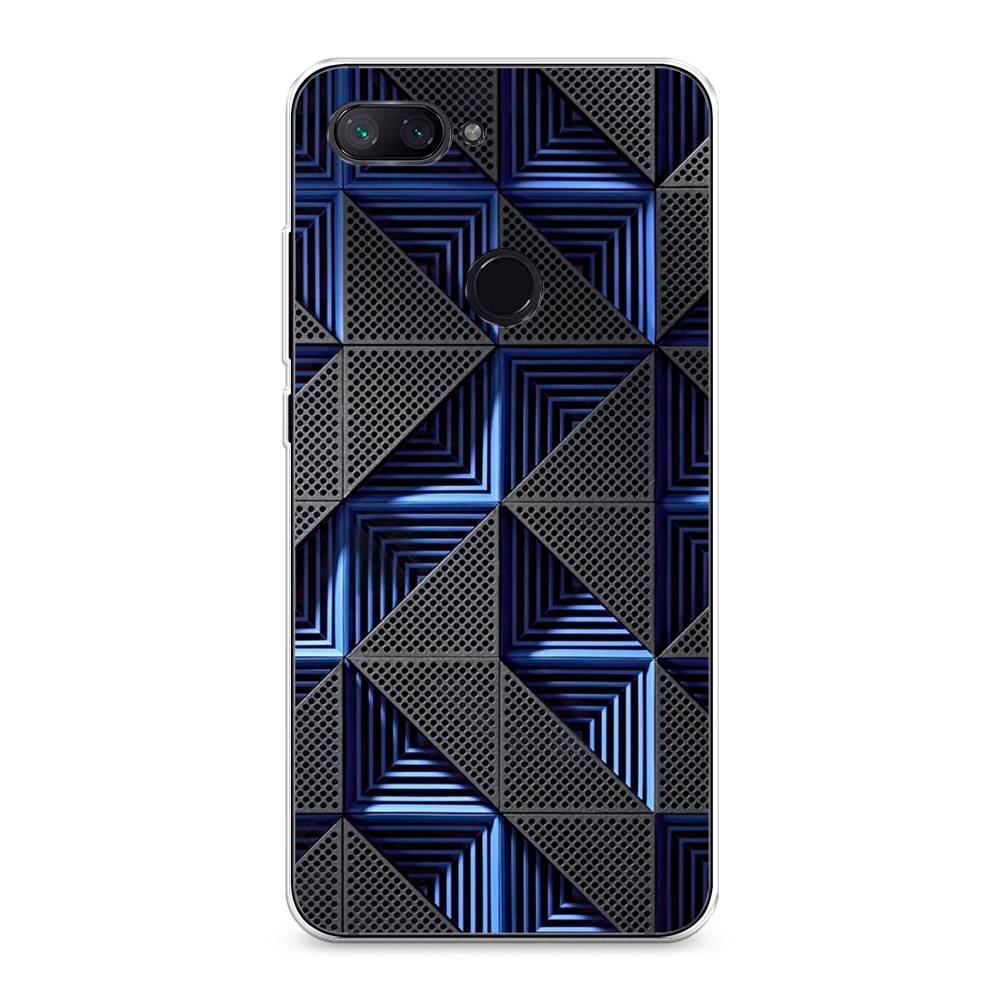 

Чехол на Xiaomi Mi 8 Lite (Youth Edition) "IBM", Серый;синий, 34550-3