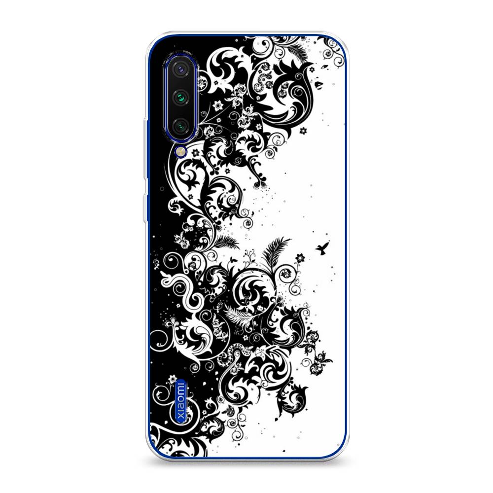 

Чехол на Xiaomi Mi CC9E/Mi A3 "Черно белый узор", Белый;черный;серый, 35950-3