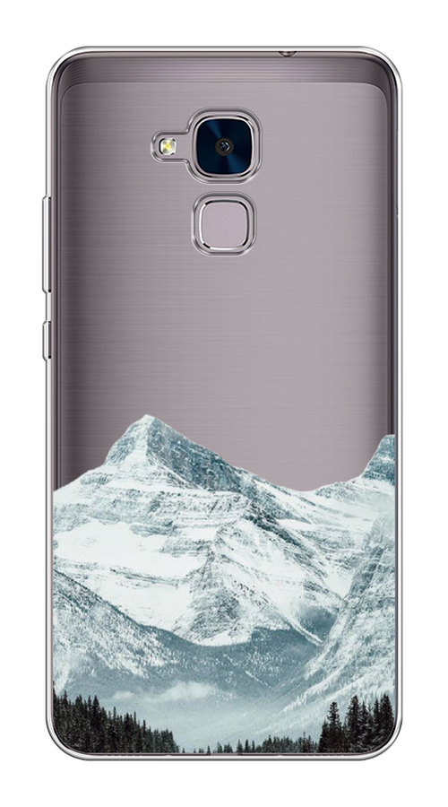 

Чехол на Honor 5C "Горы арт 1", Белый;зеленый, 60450-2