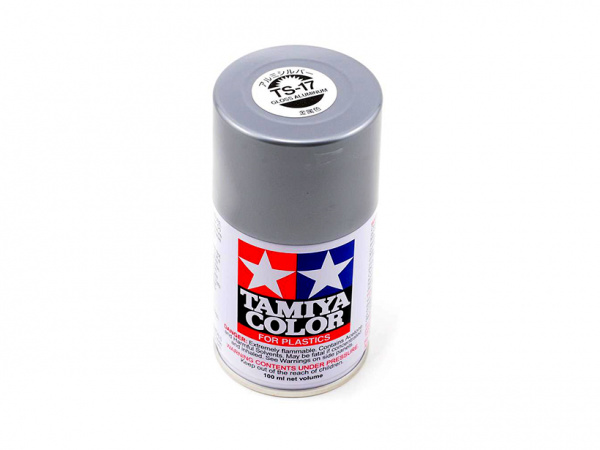фото Краска для моделизма tamiya ts-17 aluminum silver 85017