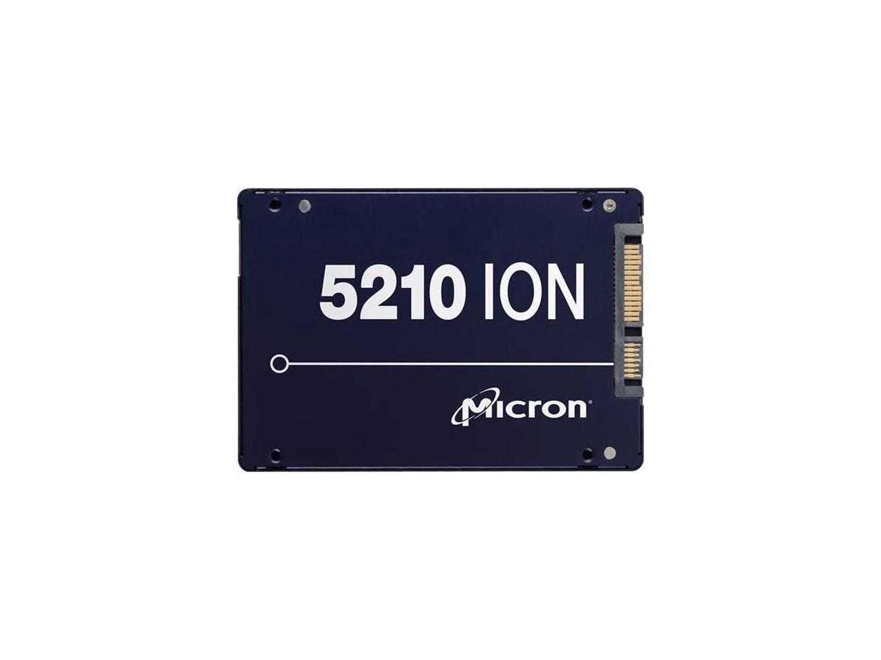 

SSD накопитель Micron 5210 ION 2.5" 7,68 ТБ (MTFDDAK7T6QDE-2AV1ZABYY), 5210 ION