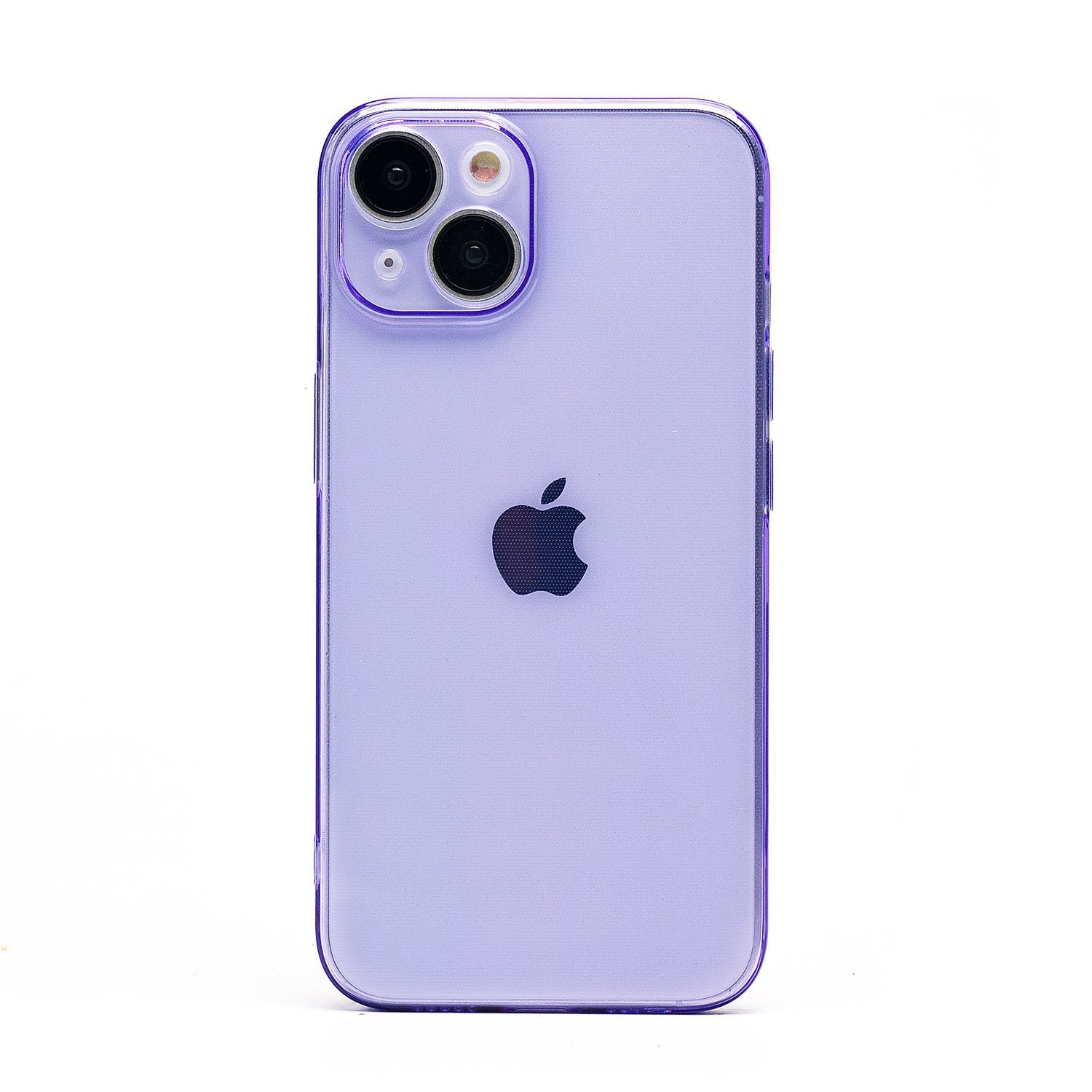 

Чехол iPhone 14 силиконовый глянцевый 3 <фиолетовый>