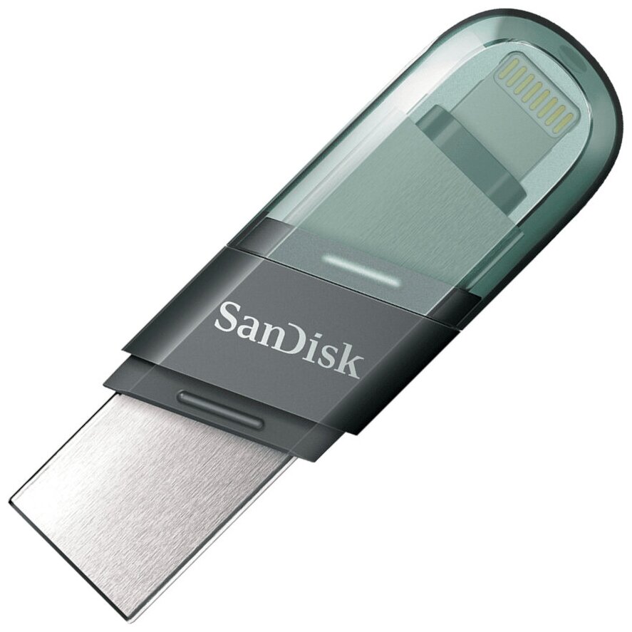 Флешка SanDisk 128Gb SDIX90N-128G-GN6NE Green/Silver