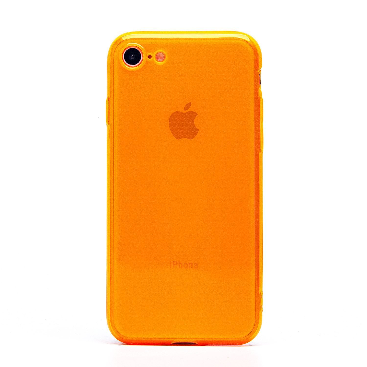 

Чехол iPhone 7, 8, SE 2020, SE 2022 силиконовый глянцевый 3 <оранжевый>