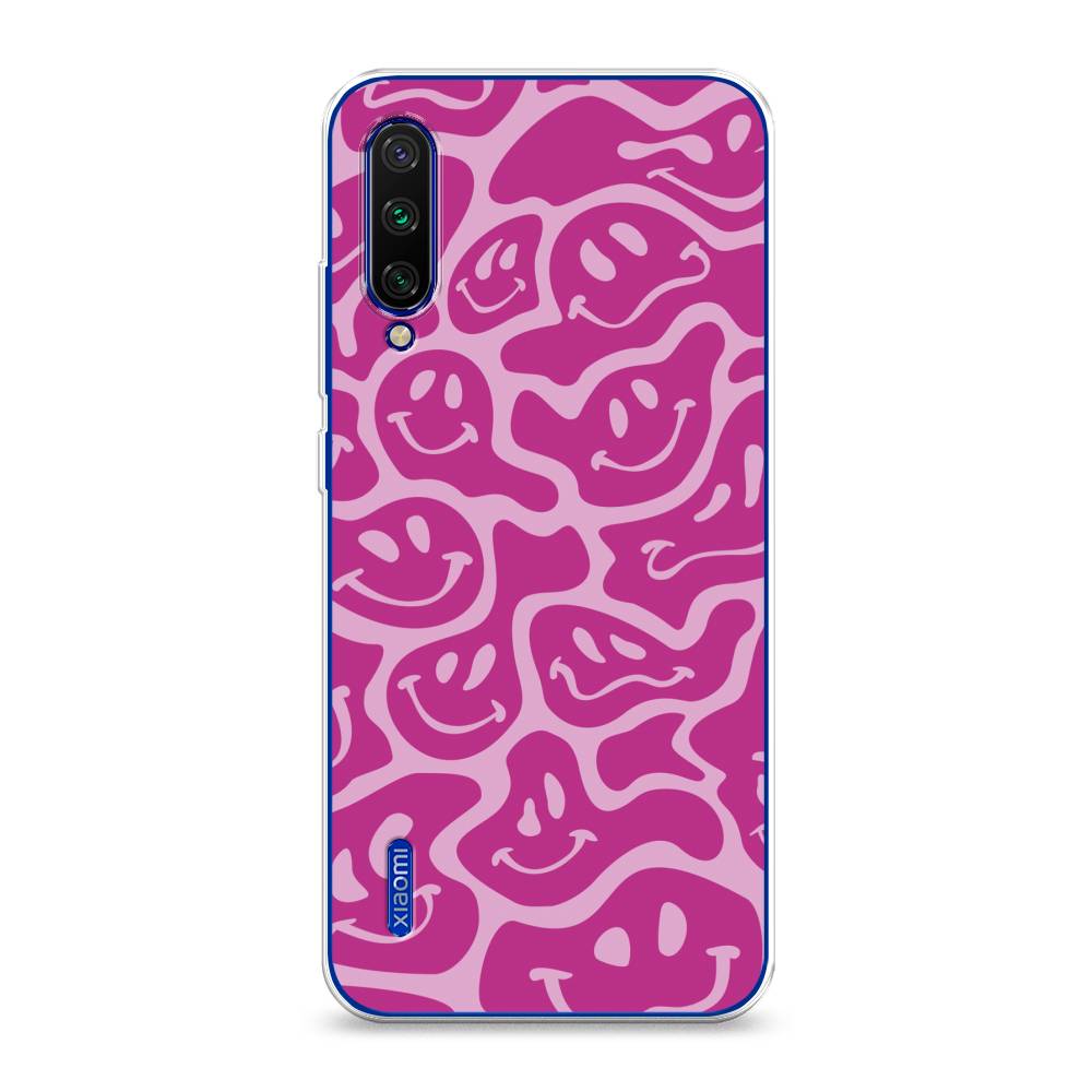 

Чехол на Xiaomi Mi CC9E/Mi A3 "Расплывчатые смайлики розовые", Фиолетовый, 35950-6