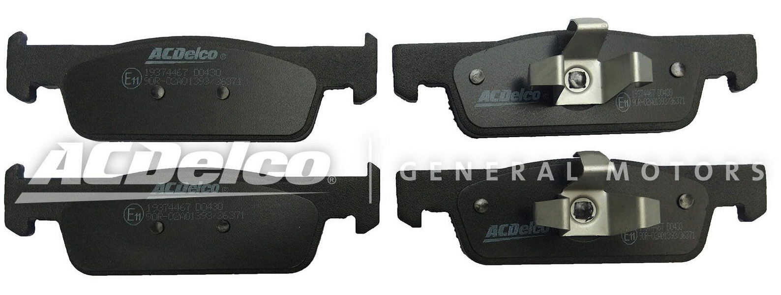 

ACDELCO 19374467 Колодки тормозные передние () 1шт