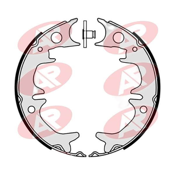 

AP '08380 Колодки торм.бараб.ручн.торм.[170x32] 1шт