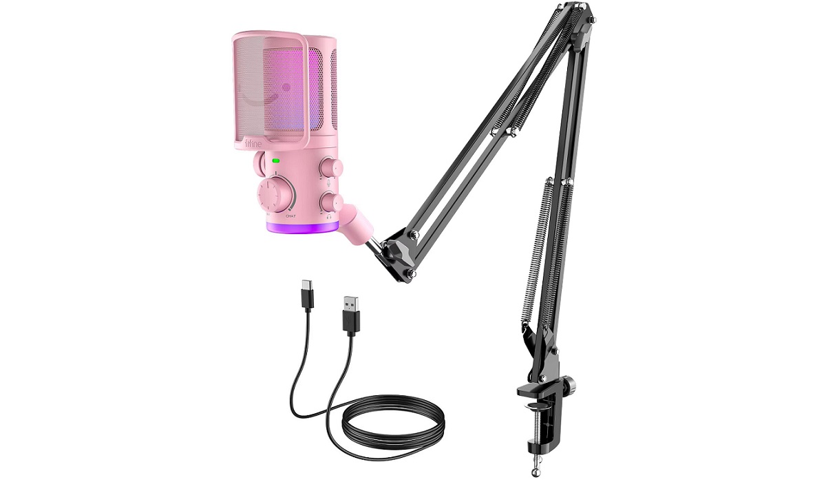 

Микрофон Fifine AM6T Pink, AM6T