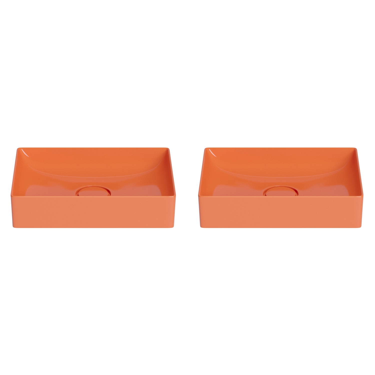 

Накладная раковина Wellsee Pure BY Wellsee 150709001, 2 шт, 50 см, оранжевый