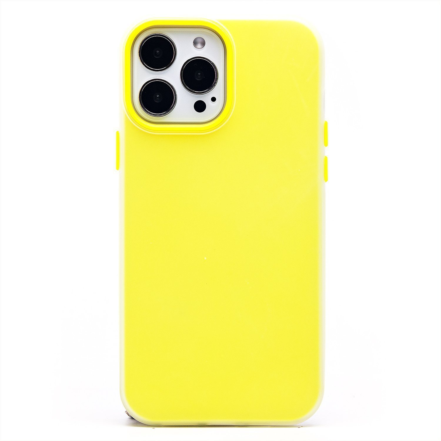 

Чехол iPhone 13 Pro Max силиконовый матовый 10 <желтый>
