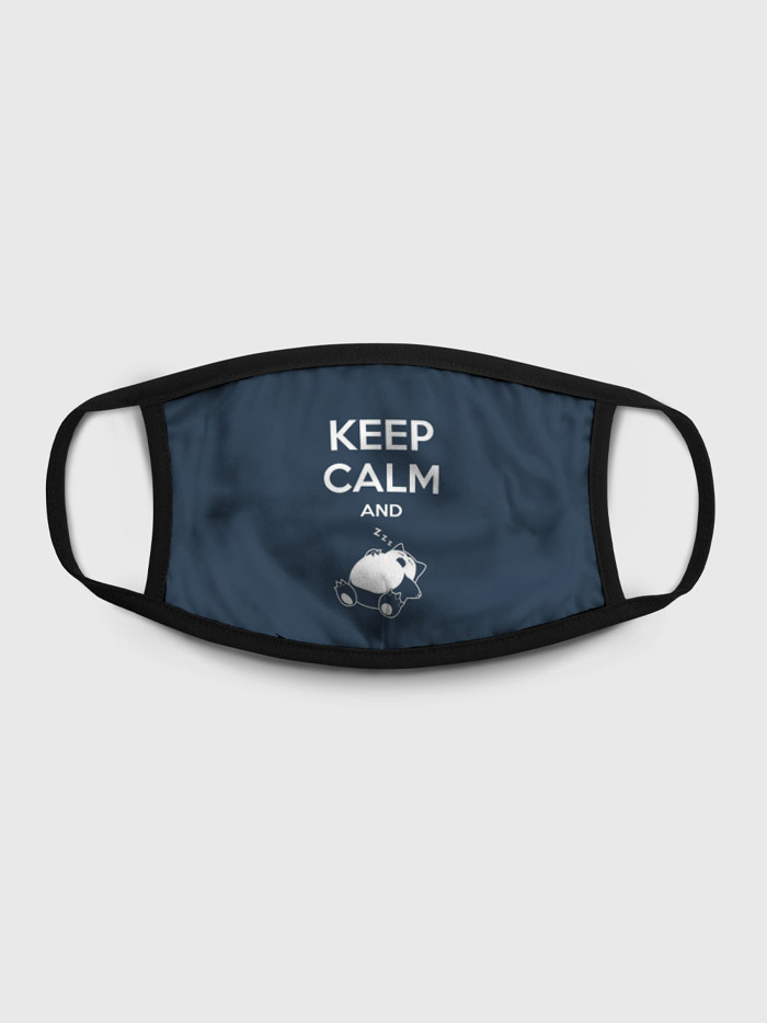 

Многоразовая маска унисекс Burnettie Keep Calm And Zzz, Разноцветный, Keep Calm And Zzz