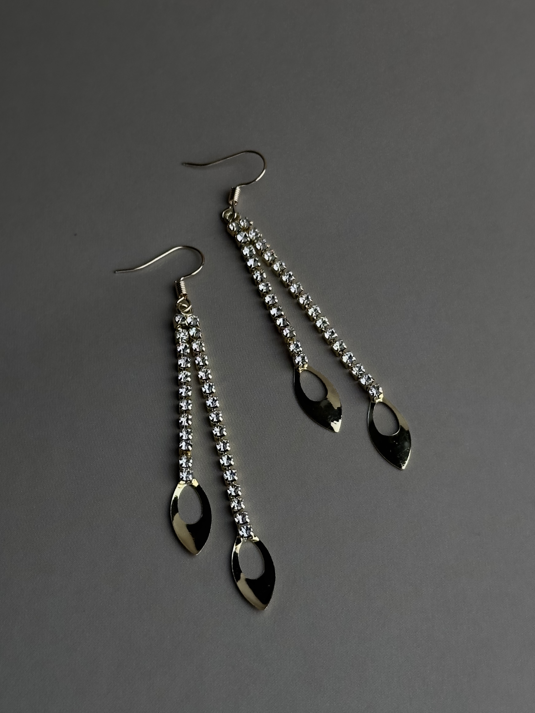 

Серьги из металла NoBrand SN, камень искусственный, SN