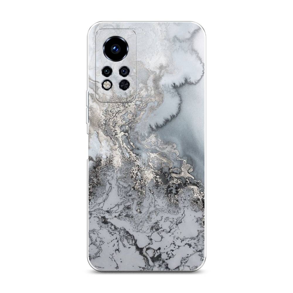 

Чехол Awog на Infinix Note 12i 2022 / Инфиникс Нот 12i 2022 "Морозная лавина серая", Серый;серебристый