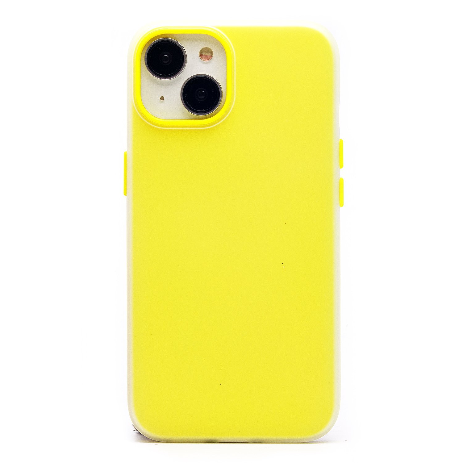 

Чехол iPhone 14 силиконовый матовый 10 <желтый>