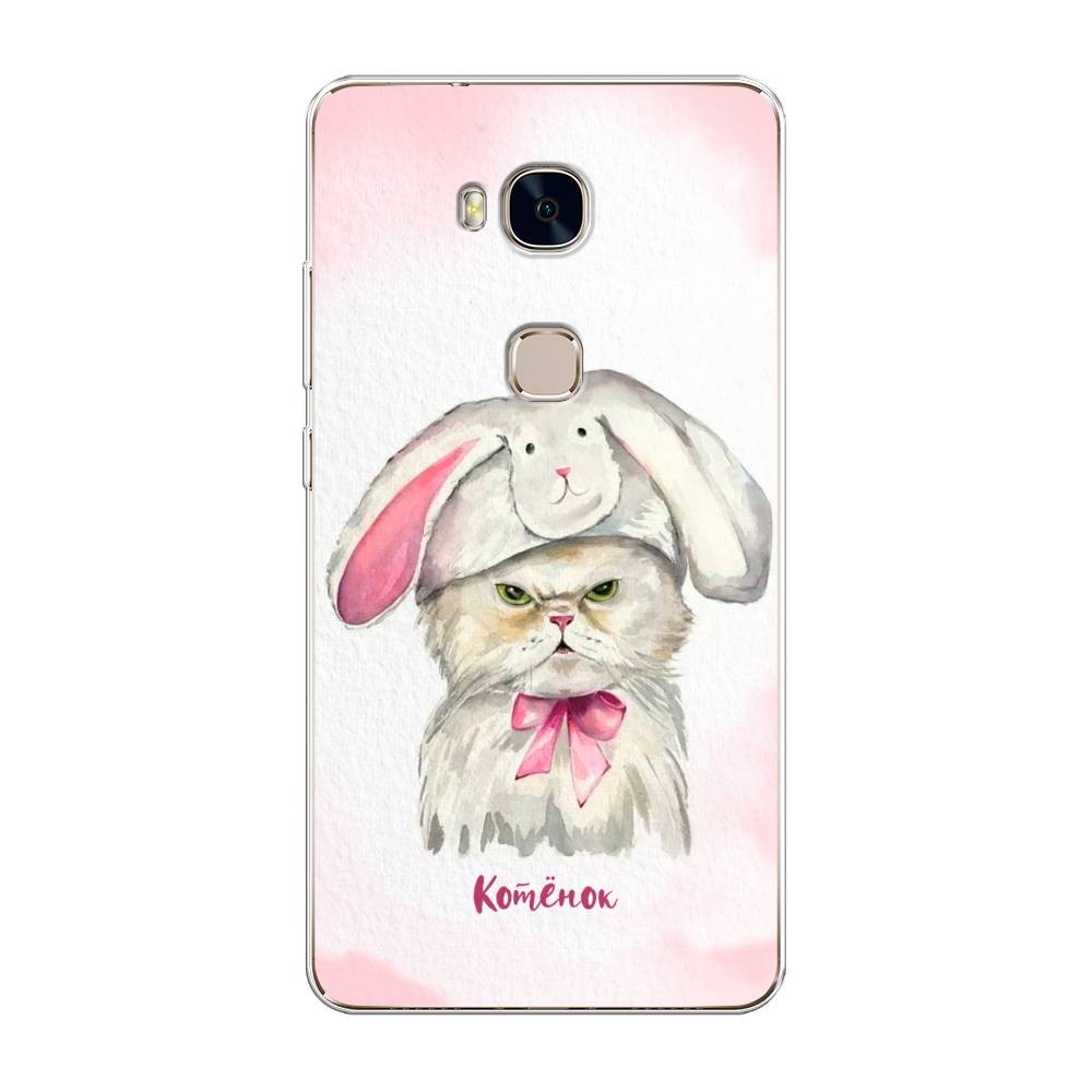 

Чехол для Honor 5X "Мой котёнок", Розовый;серый, 60550-1