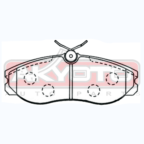 

Тормозные колодки Akyoto передние дисковые AKD-1308