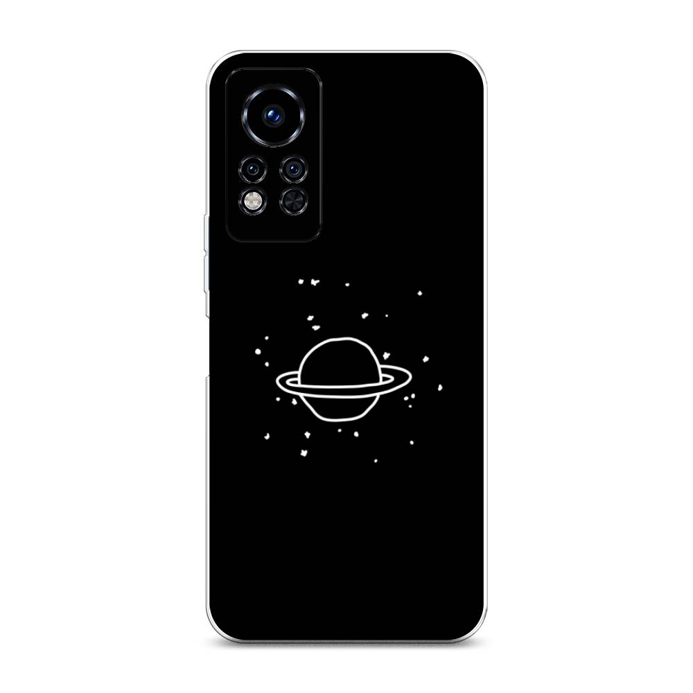 

Чехол Awog на Infinix Note 12i 2022 / Инфиникс Нот 12i 2022 "Дудл Юпитера", Белый;черный