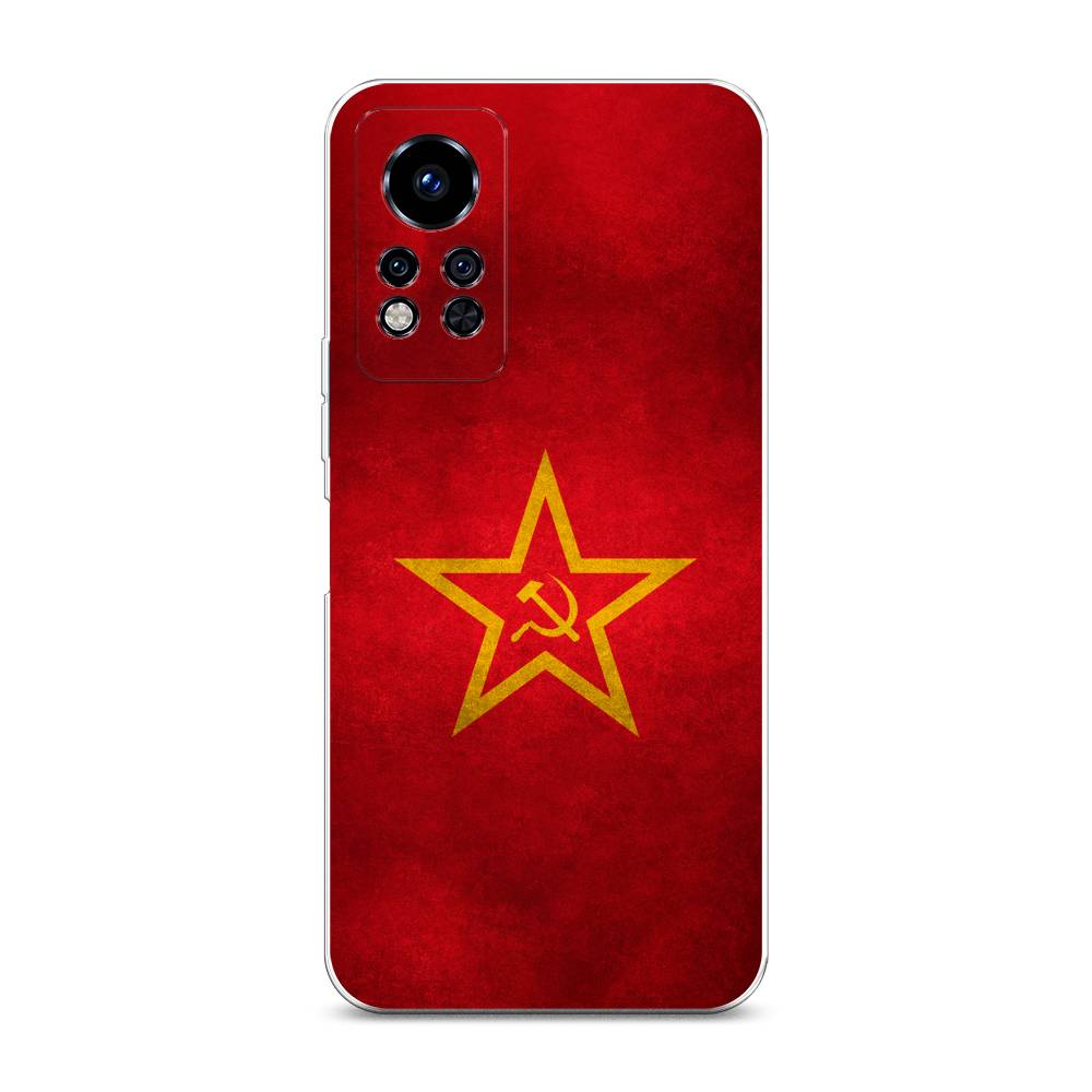 

Чехол Awog на Infinix Note 12i 2022 / Инфиникс Нот 12i 2022 "Красное знамя", Желтый;красный
