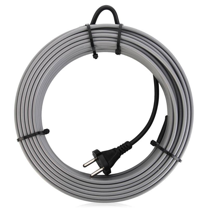 фото Греющий кабель на трубу саморегулирующийся 10м 160вт / для водопровода / для водостока теплософт