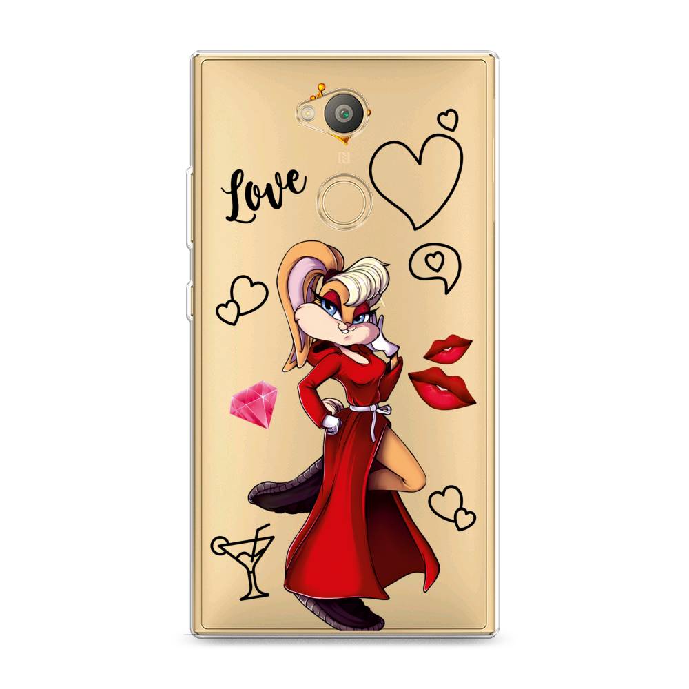 

Чехол на Sony Xperia L2 "Rich Lola Bunny", Красный;бежевый;оранжевый, 53450-6