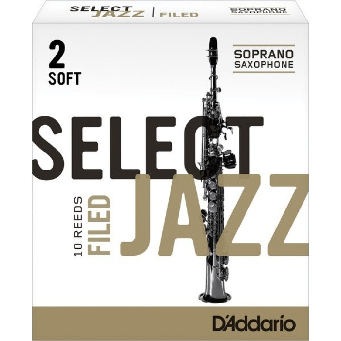 

Трости для саксофона сопрано DAddario RSF10SSX2S Select Jazz, RSF10SSX2S Select Jazz