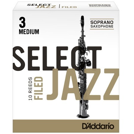 

Трости для саксофона сопрано DAddario RSF10SSX3M Select Jazz, RSF10SSX3M Select Jazz