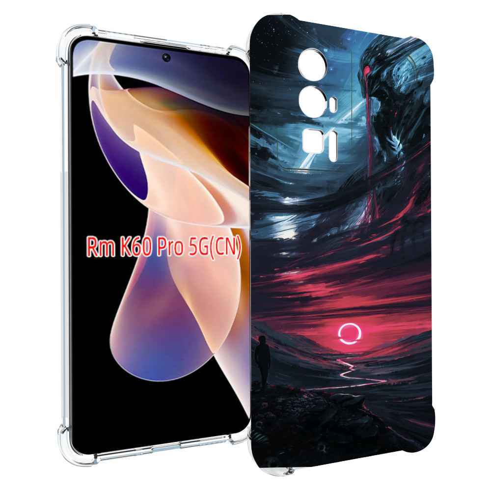 

Чехол MyPads страшный мир для Xiaomi Redmi K60 Pro, Прозрачный, Tocco
