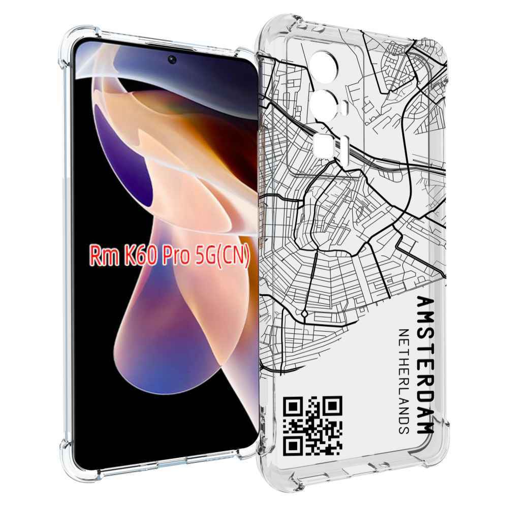 

Чехол MyPads схема-амстердам для Xiaomi Redmi K60 Pro, Прозрачный, Tocco