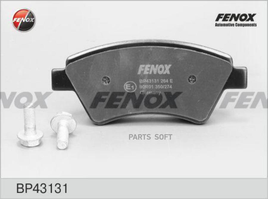 FENOX BP43131 BP43131 колодки дисковые ие Renault Megane II1.6-2.0/1.5DCi/1.9DCi 02 1шт
