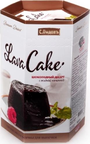 фото Смесь для выпечки с.пудовъ lava cake шоколадный десерт 250г